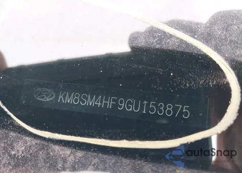 2016 Hyundai Santa Fe Se из США, поврежденный, VIN KM8SM4HF9GU153875